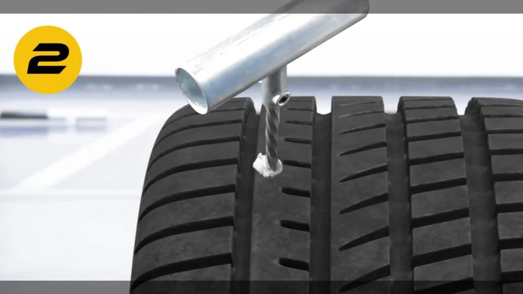 Tire Plug vs Patch: Which One Is More Effective in Fixing a Flat Tire? 3 Tire Plugging Step 2: Enlarging the hole