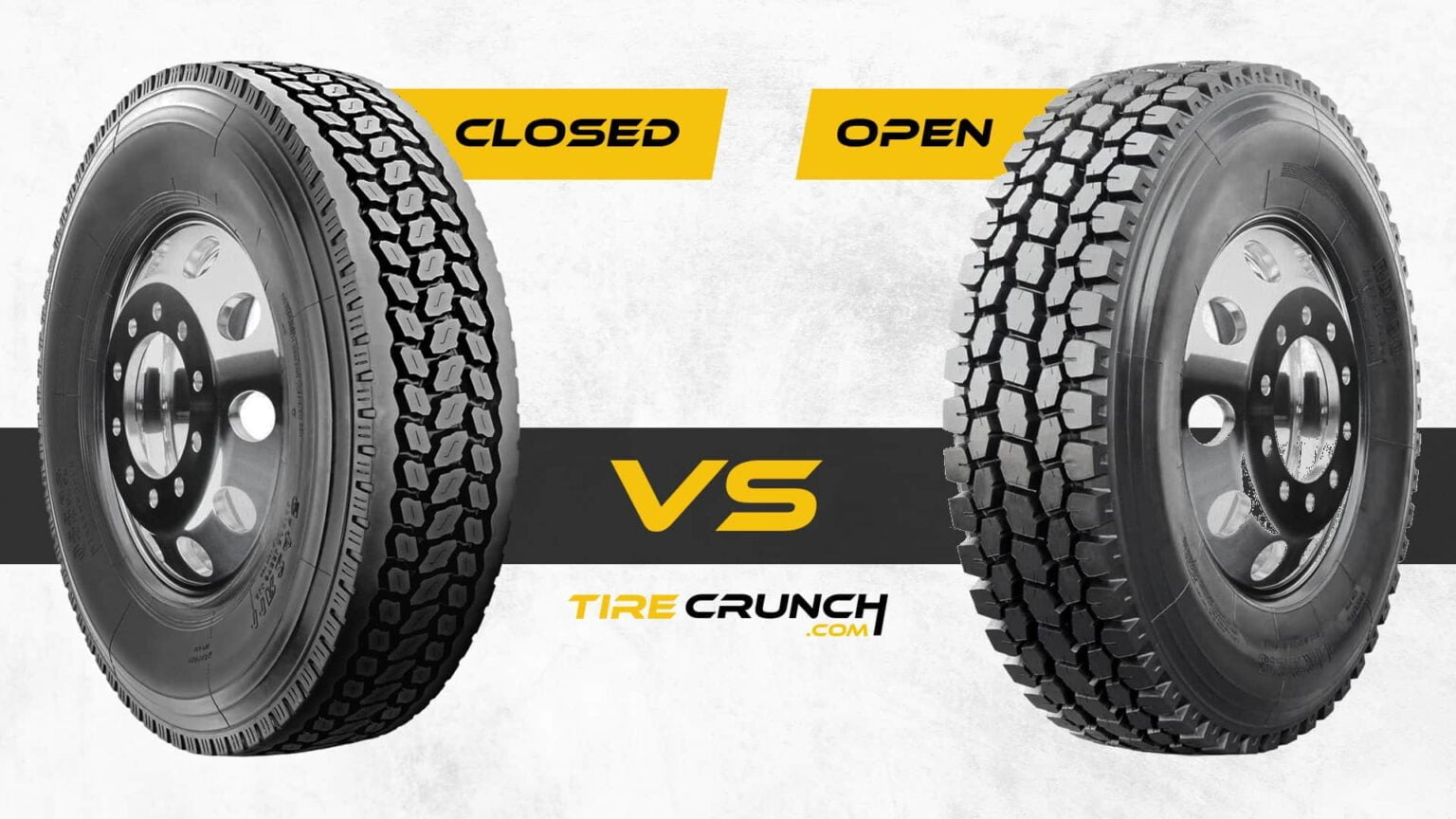 Open Shoulder vs Closed Shoulder Tires Tire Crunch