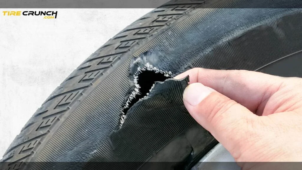 Example of Tire Blowout 