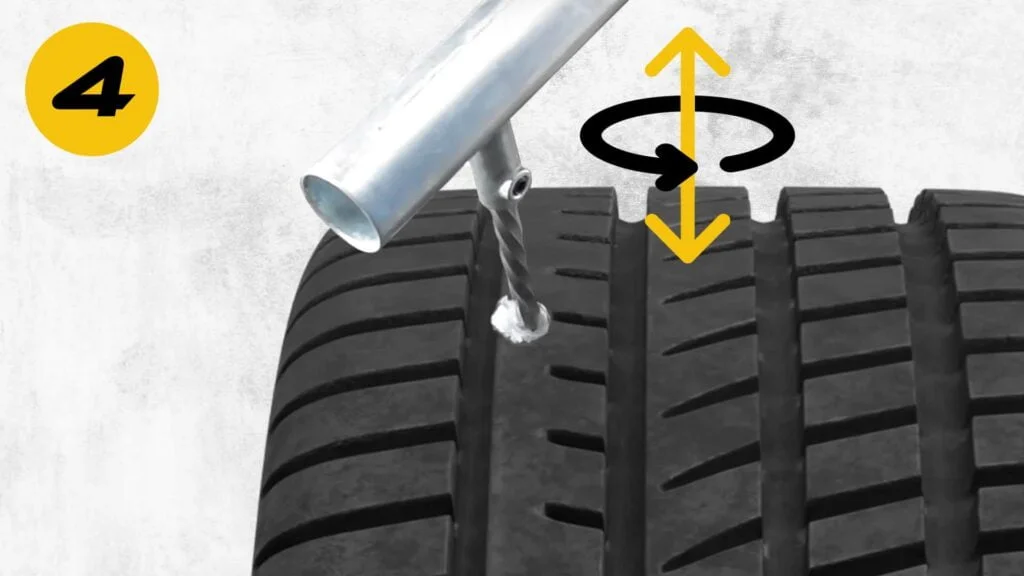 How to Use a Tire Repair Kit? Step-by-Step Guide (+Video) 8 Using A Tire Repair Kit. Step 4: Use the probe to spread the puncture