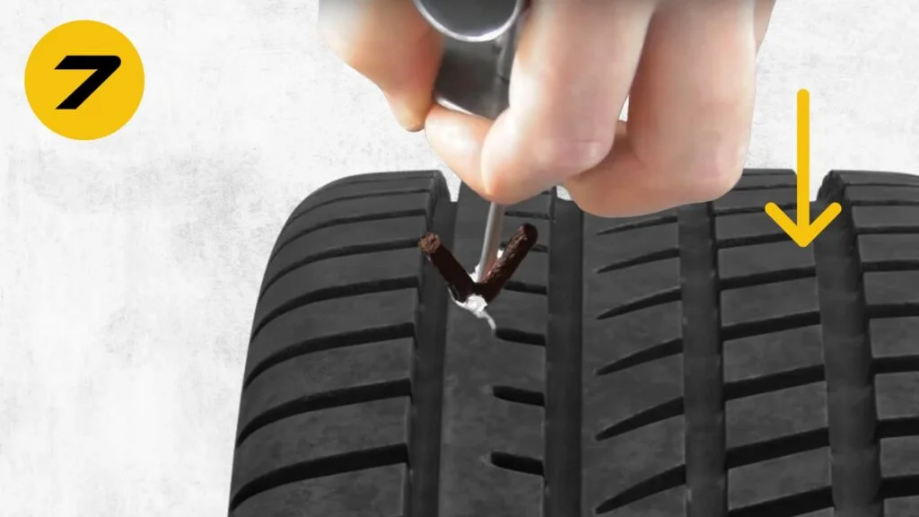 How to Use a Tire Repair Kit? Step-by-Step Guide (+Video) 11 Using A Tire Repair Kit. Step 7: Insert the Plug