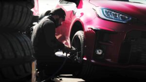 Installing Summer Tires On Car