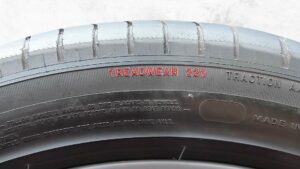 Tire Treadwear Sidewall Marking